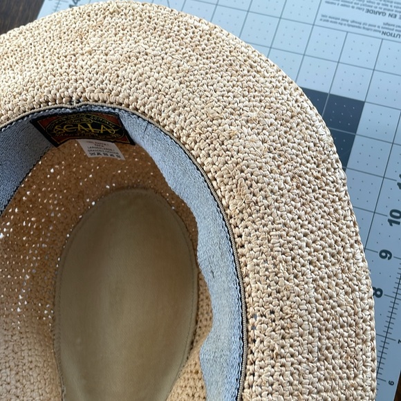 SCALA fedora style raffia straw hat - Picture 11 of 15